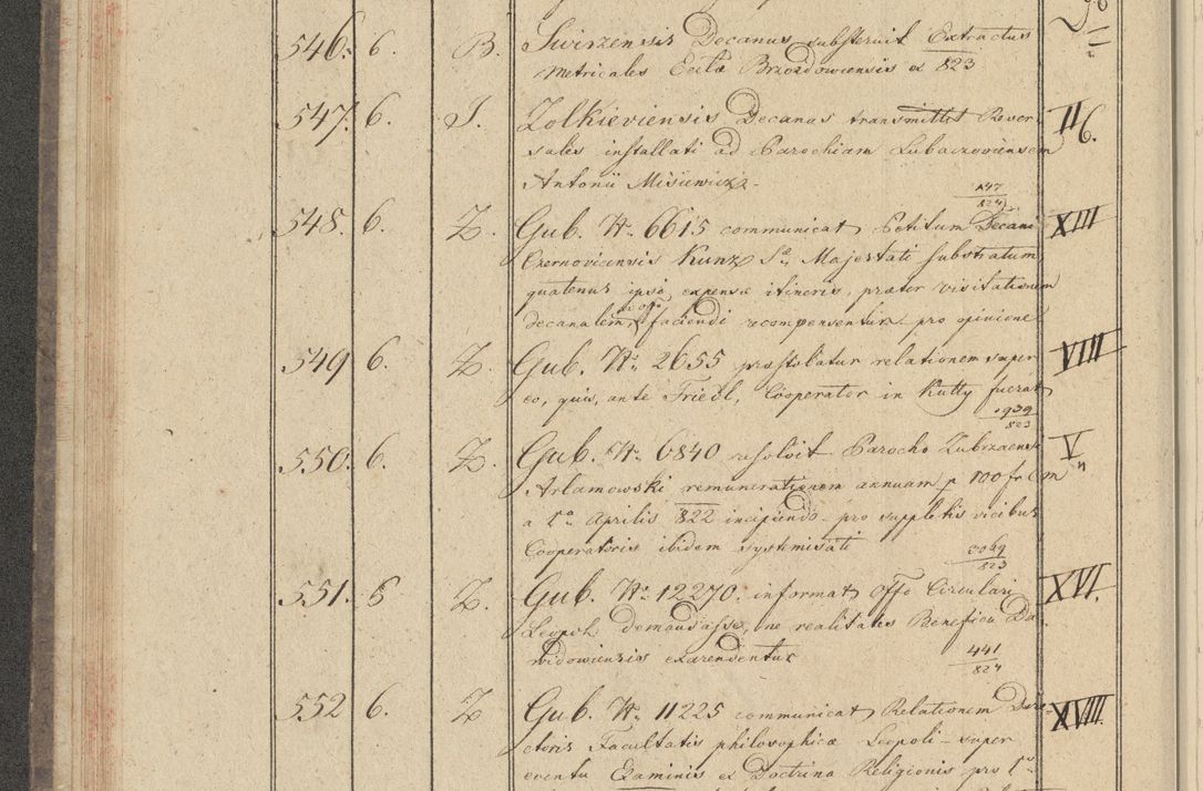 Zdjęcie nr 58 dla obiektu archiwalnego: Protocollon exhibitorum i Ecclesiastus ex anno 1824