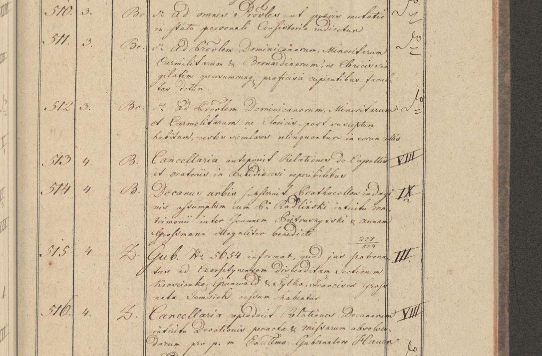 Zdjęcie nr 55 dla obiektu archiwalnego: Protocollon exhibitorum i Ecclesiastus ex anno 1824