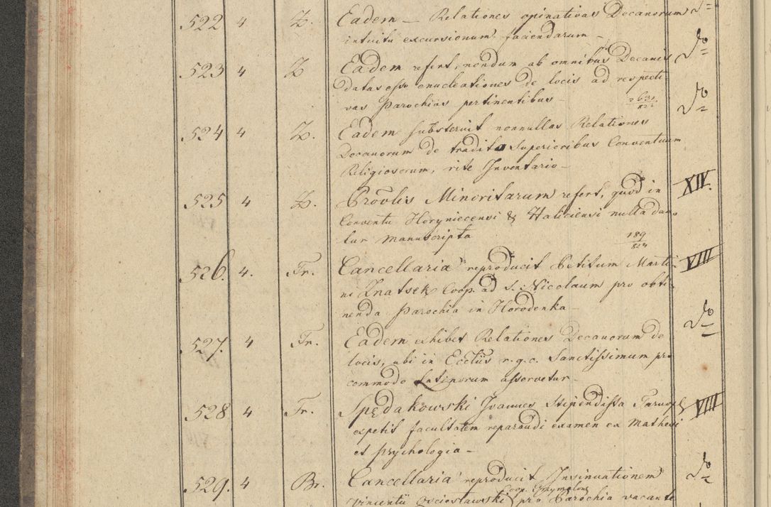 Zdjęcie nr 56 dla obiektu archiwalnego: Protocollon exhibitorum i Ecclesiastus ex anno 1824
