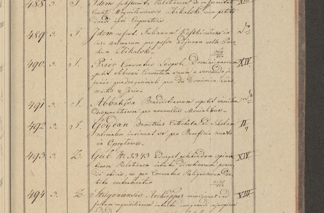 Zdjęcie nr 53 dla obiektu archiwalnego: Protocollon exhibitorum i Ecclesiastus ex anno 1824