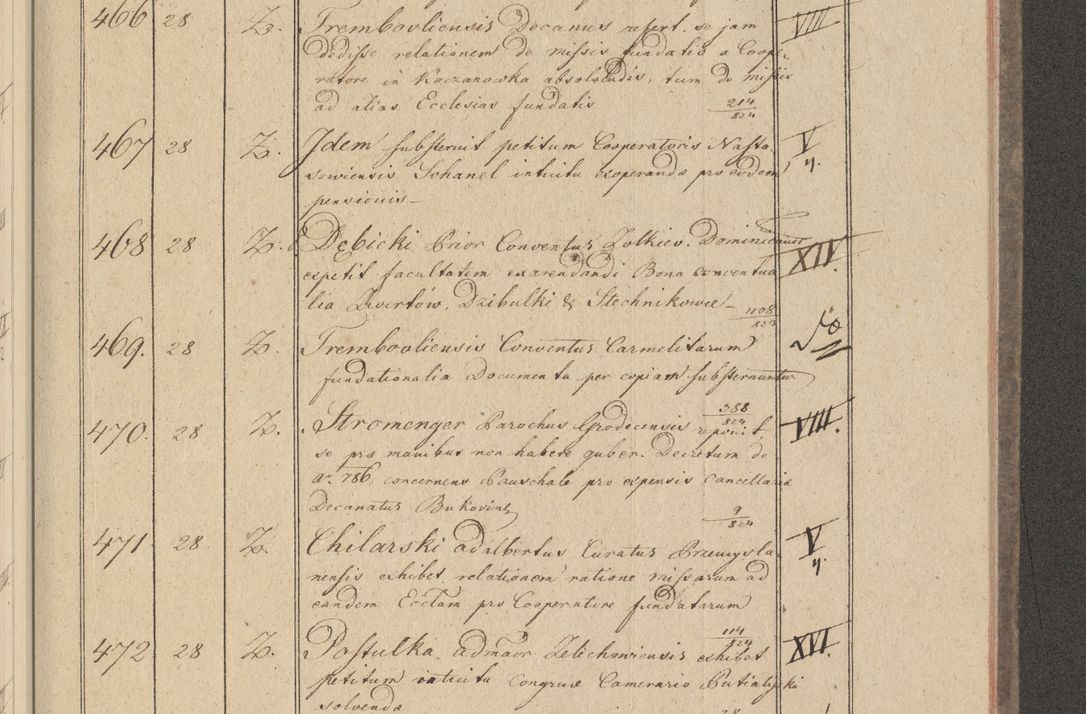 Zdjęcie nr 51 dla obiektu archiwalnego: Protocollon exhibitorum i Ecclesiastus ex anno 1824