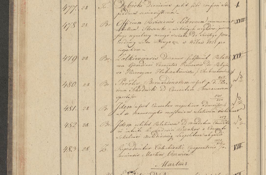 Zdjęcie nr 52 dla obiektu archiwalnego: Protocollon exhibitorum i Ecclesiastus ex anno 1824