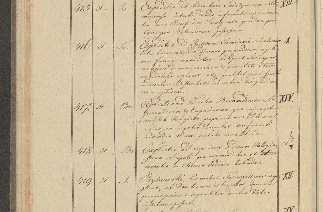 Zdjęcie nr 46 dla obiektu archiwalnego: Protocollon exhibitorum i Ecclesiastus ex anno 1824