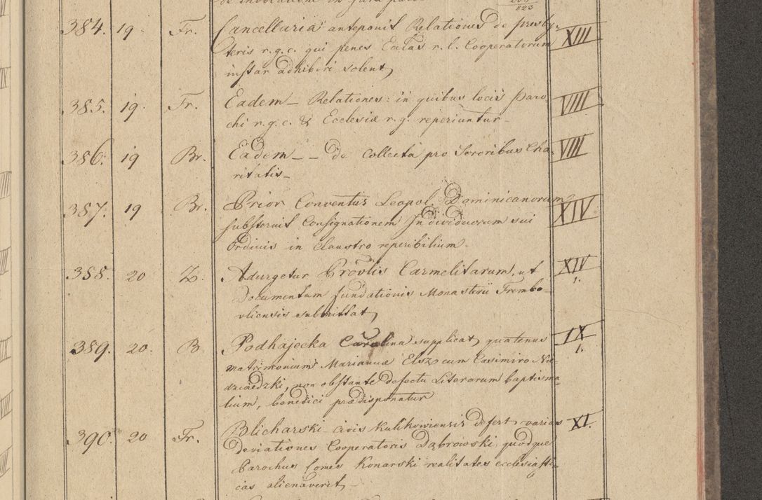Zdjęcie nr 43 dla obiektu archiwalnego: Protocollon exhibitorum i Ecclesiastus ex anno 1824