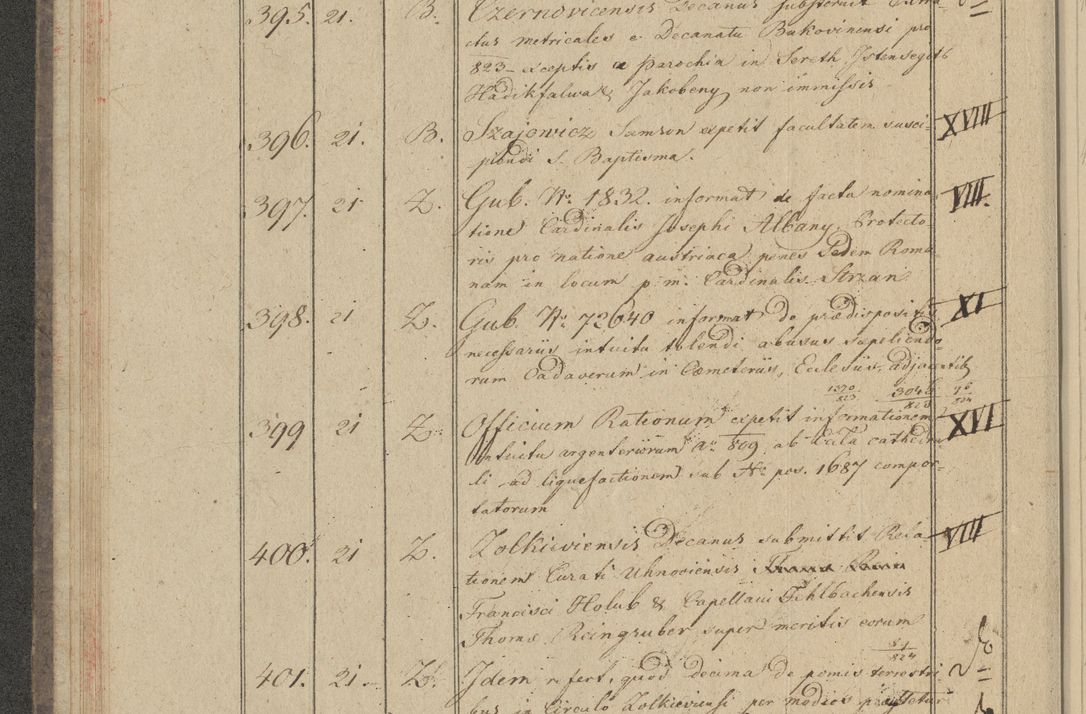 Zdjęcie nr 44 dla obiektu archiwalnego: Protocollon exhibitorum i Ecclesiastus ex anno 1824