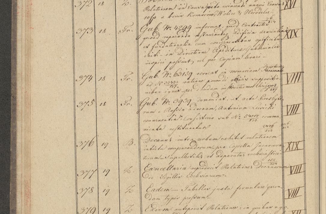 Zdjęcie nr 42 dla obiektu archiwalnego: Protocollon exhibitorum i Ecclesiastus ex anno 1824
