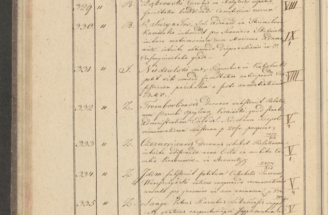 Zdjęcie nr 38 dla obiektu archiwalnego: Protocollon exhibitorum i Ecclesiastus ex anno 1824