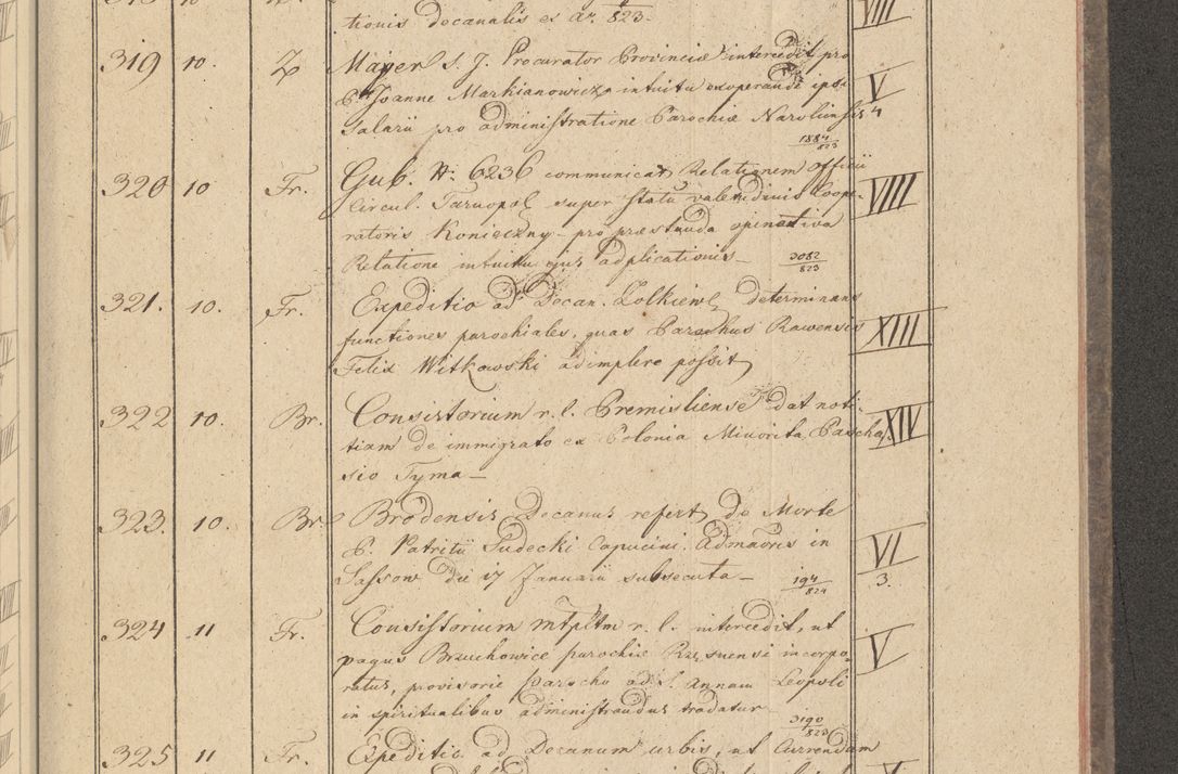 Zdjęcie nr 37 dla obiektu archiwalnego: Protocollon exhibitorum i Ecclesiastus ex anno 1824
