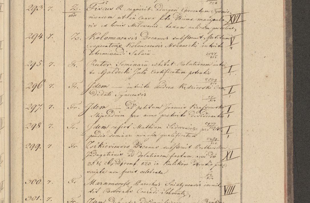 Zdjęcie nr 35 dla obiektu archiwalnego: Protocollon exhibitorum i Ecclesiastus ex anno 1824