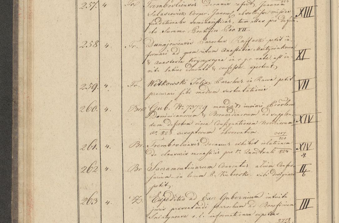 Zdjęcie nr 32 dla obiektu archiwalnego: Protocollon exhibitorum i Ecclesiastus ex anno 1824