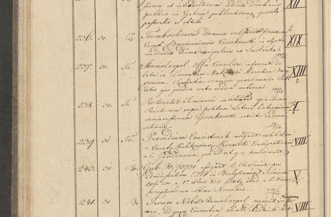 Zdjęcie nr 30 dla obiektu archiwalnego: Protocollon exhibitorum i Ecclesiastus ex anno 1824