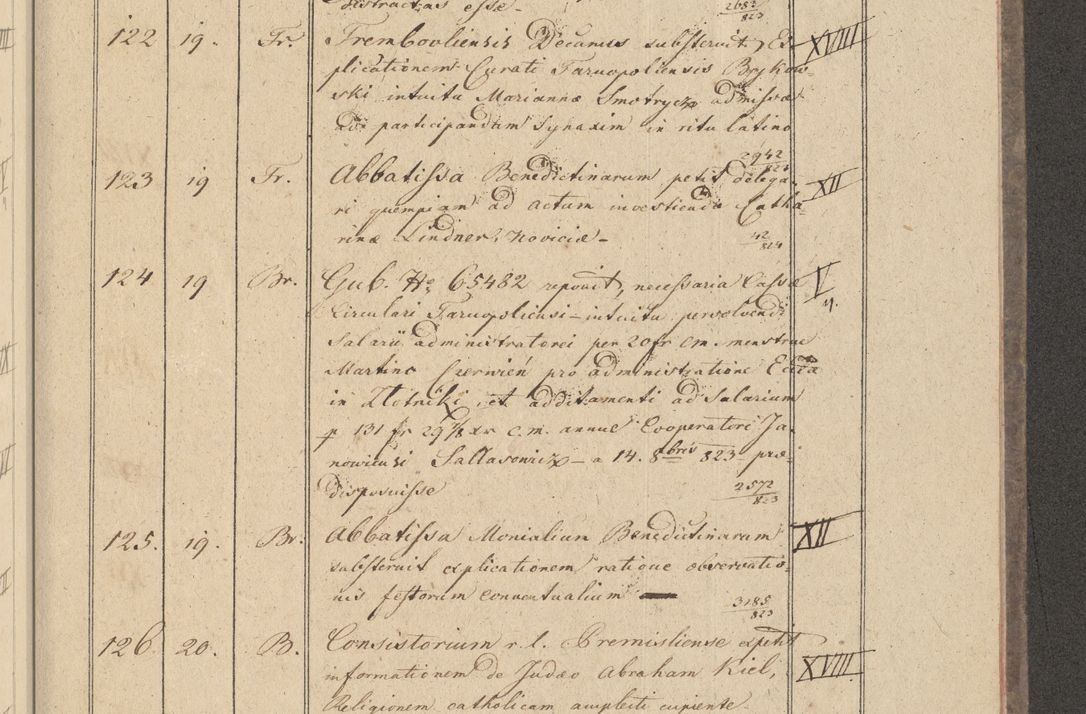 Zdjęcie nr 19 dla obiektu archiwalnego: Protocollon exhibitorum i Ecclesiastus ex anno 1824