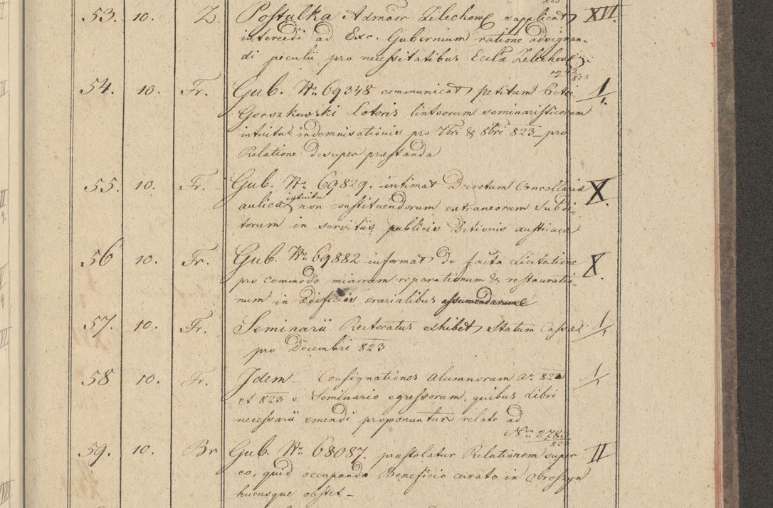 Zdjęcie nr 11 dla obiektu archiwalnego: Protocollon exhibitorum i Ecclesiastus ex anno 1824