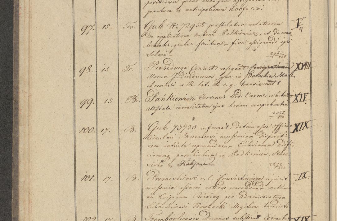Zdjęcie nr 16 dla obiektu archiwalnego: Protocollon exhibitorum i Ecclesiastus ex anno 1824
