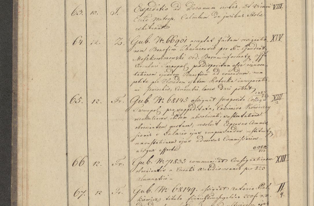 Zdjęcie nr 12 dla obiektu archiwalnego: Protocollon exhibitorum i Ecclesiastus ex anno 1824