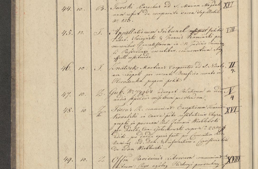 Zdjęcie nr 10 dla obiektu archiwalnego: Protocollon exhibitorum i Ecclesiastus ex anno 1824