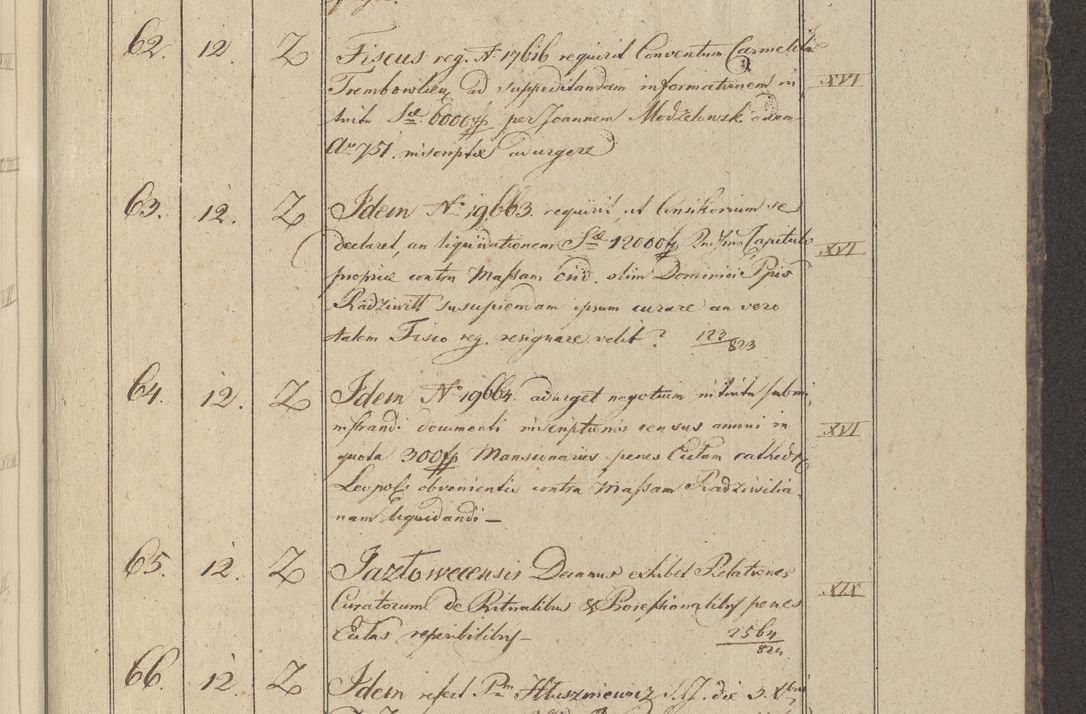 Zdjęcie nr 12 dla obiektu archiwalnego: Protocollon exhibitorum in Ecclesiasticis ex anno 1825