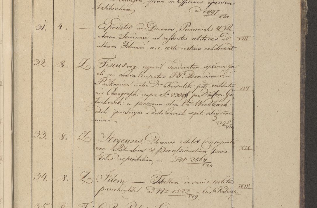 Zdjęcie nr 8 dla obiektu archiwalnego: Protocollon exhibitorum in Ecclesiasticis ex anno 1825
