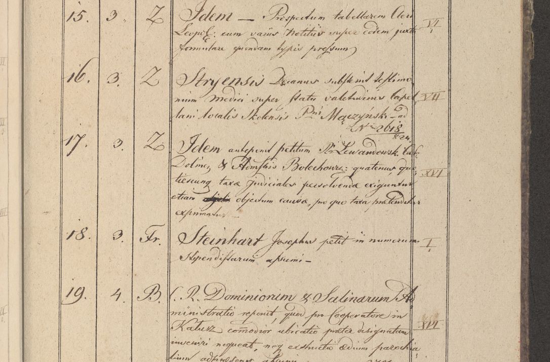 Zdjęcie nr 6 dla obiektu archiwalnego: Protocollon exhibitorum in Ecclesiasticis ex anno 1825