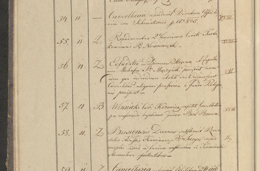 Zdjęcie nr 11 dla obiektu archiwalnego: Protocollon exhibitorum in Ecclesiasticis ex anno 1825