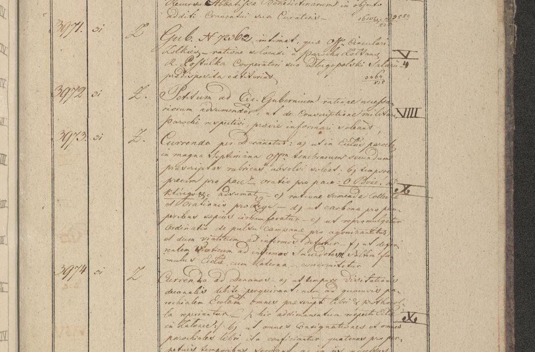 Zdjęcie nr 396 dla obiektu archiwalnego: Protocollon exhibitorum in Ecclesiasticis ex anno 1825