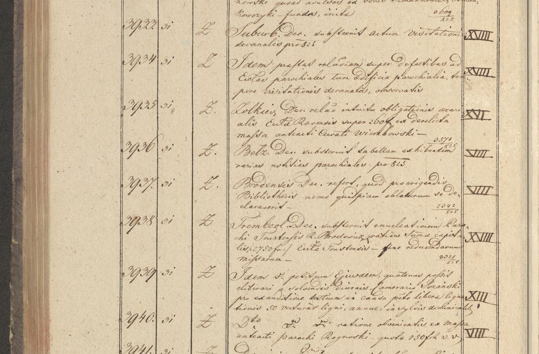 Zdjęcie nr 393 dla obiektu archiwalnego: Protocollon exhibitorum in Ecclesiasticis ex anno 1825
