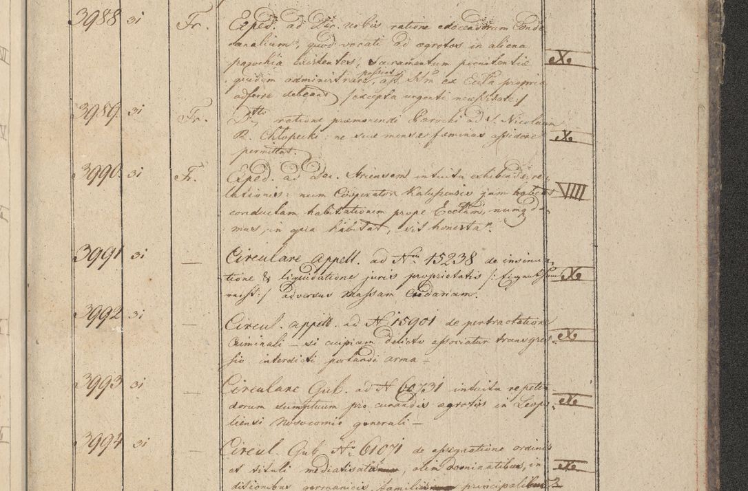Zdjęcie nr 398 dla obiektu archiwalnego: Protocollon exhibitorum in Ecclesiasticis ex anno 1825