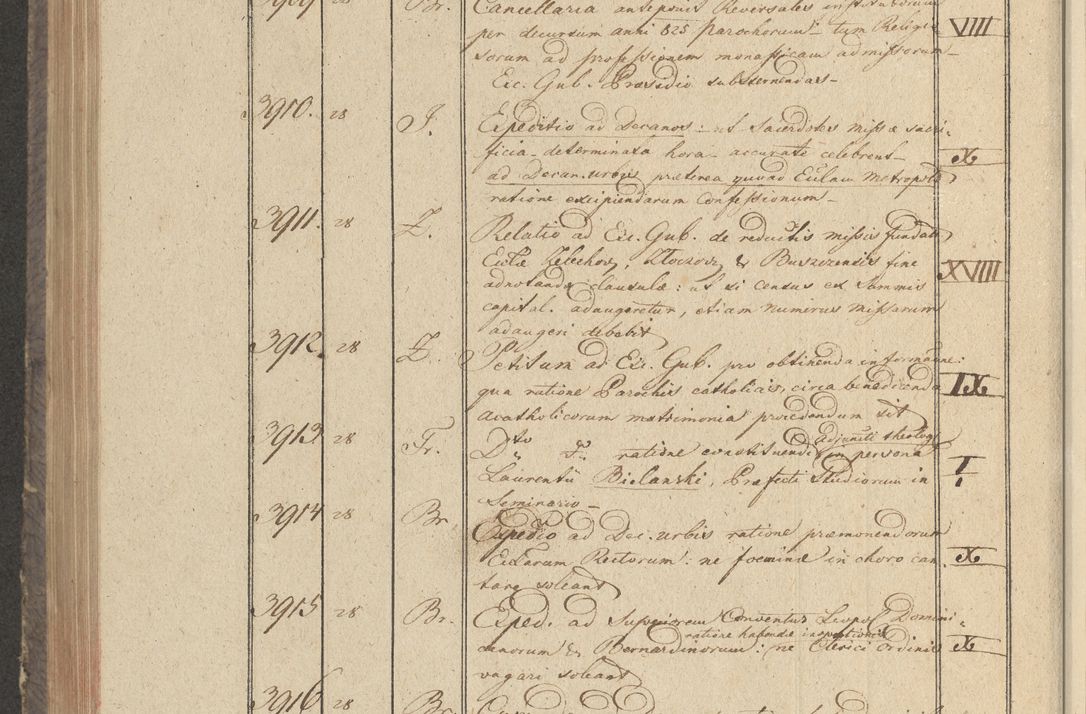 Zdjęcie nr 391 dla obiektu archiwalnego: Protocollon exhibitorum in Ecclesiasticis ex anno 1825