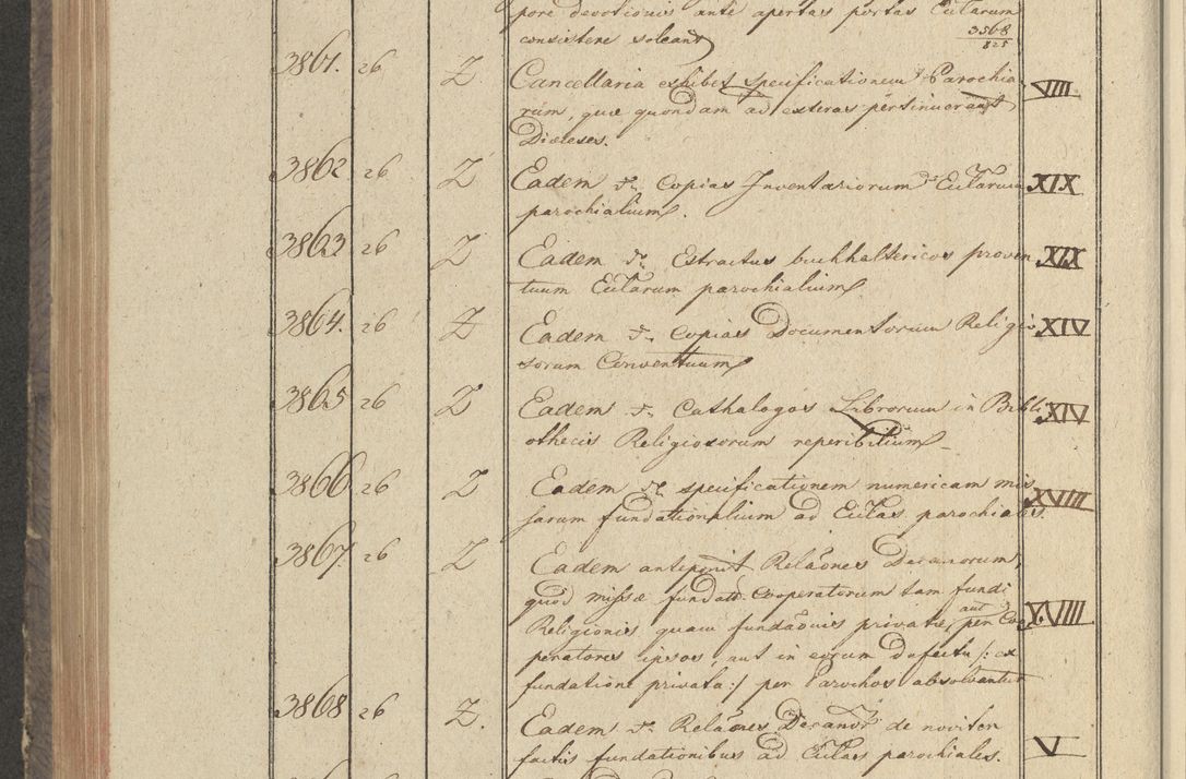 Zdjęcie nr 387 dla obiektu archiwalnego: Protocollon exhibitorum in Ecclesiasticis ex anno 1825