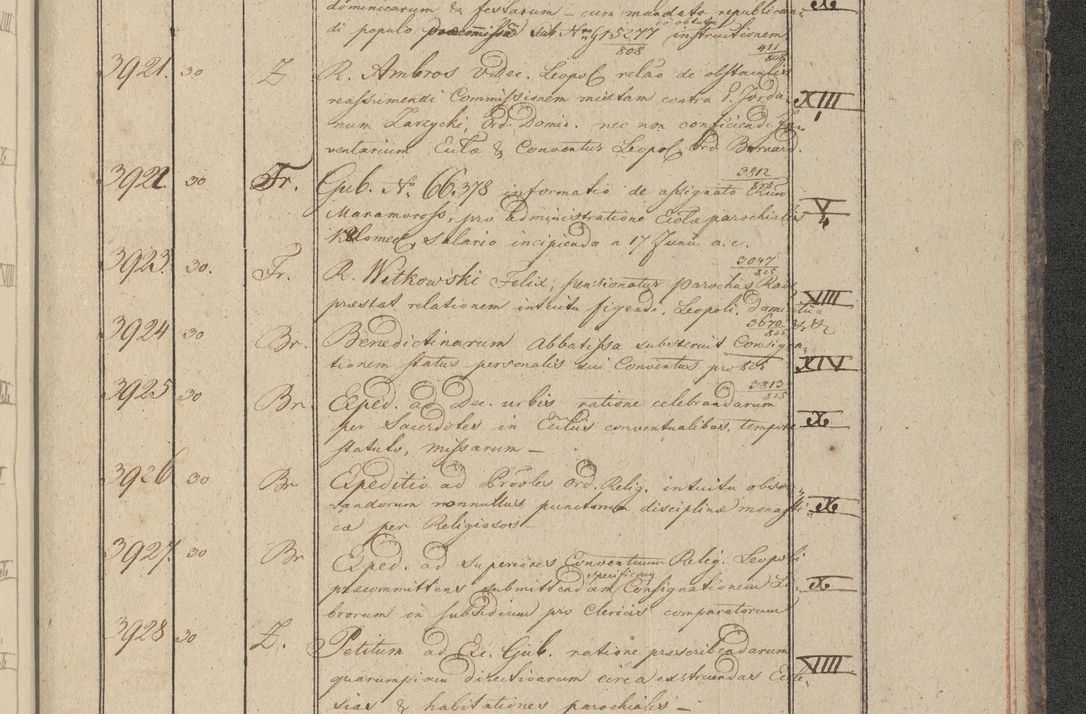 Zdjęcie nr 392 dla obiektu archiwalnego: Protocollon exhibitorum in Ecclesiasticis ex anno 1825