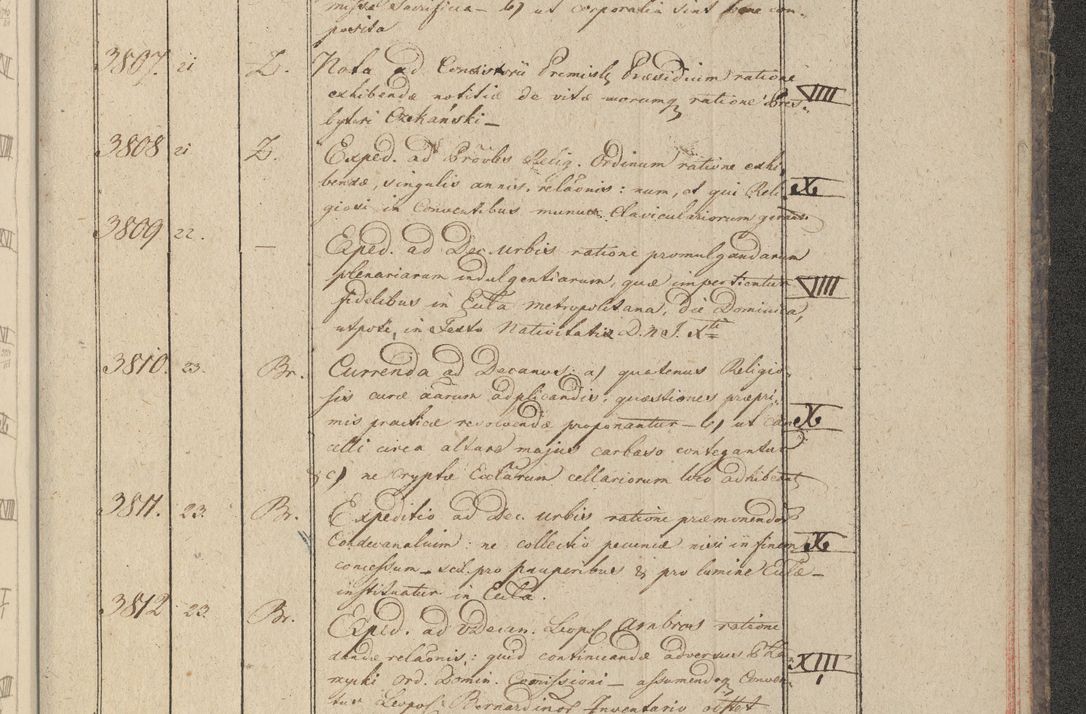Zdjęcie nr 382 dla obiektu archiwalnego: Protocollon exhibitorum in Ecclesiasticis ex anno 1825