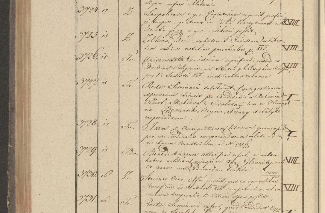 Zdjęcie nr 375 dla obiektu archiwalnego: Protocollon exhibitorum in Ecclesiasticis ex anno 1825
