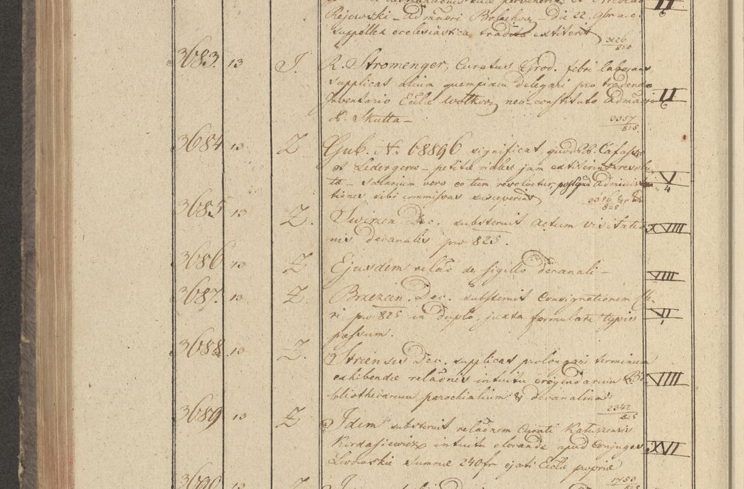 Zdjęcie nr 371 dla obiektu archiwalnego: Protocollon exhibitorum in Ecclesiasticis ex anno 1825
