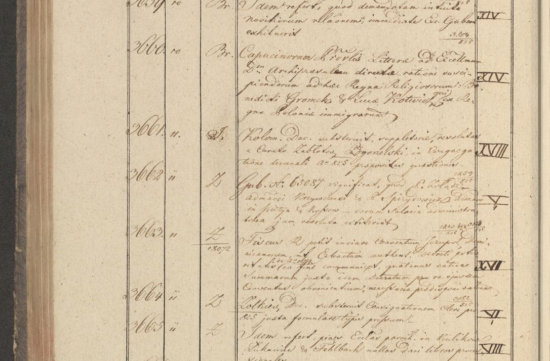 Zdjęcie nr 369 dla obiektu archiwalnego: Protocollon exhibitorum in Ecclesiasticis ex anno 1825