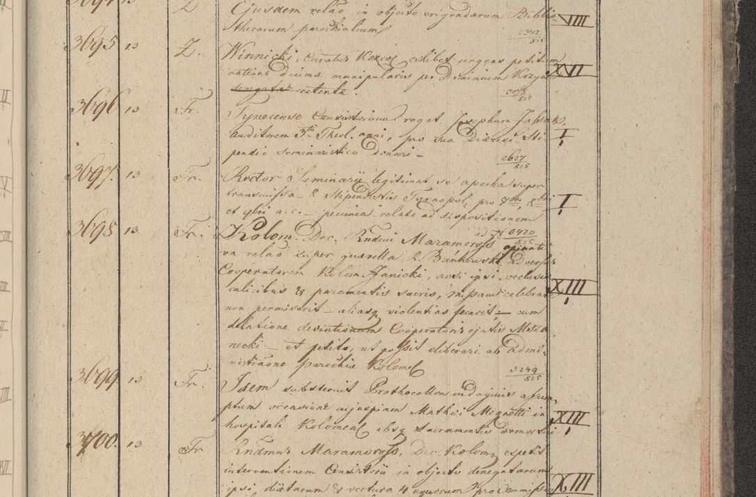 Zdjęcie nr 372 dla obiektu archiwalnego: Protocollon exhibitorum in Ecclesiasticis ex anno 1825