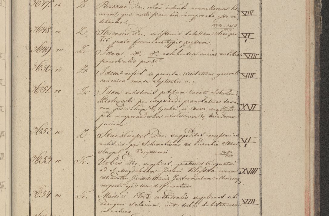 Zdjęcie nr 368 dla obiektu archiwalnego: Protocollon exhibitorum in Ecclesiasticis ex anno 1825