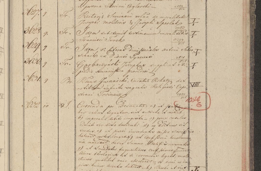 Zdjęcie nr 366 dla obiektu archiwalnego: Protocollon exhibitorum in Ecclesiasticis ex anno 1825