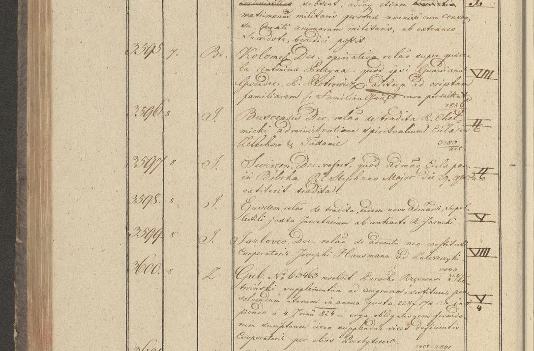 Zdjęcie nr 363 dla obiektu archiwalnego: Protocollon exhibitorum in Ecclesiasticis ex anno 1825