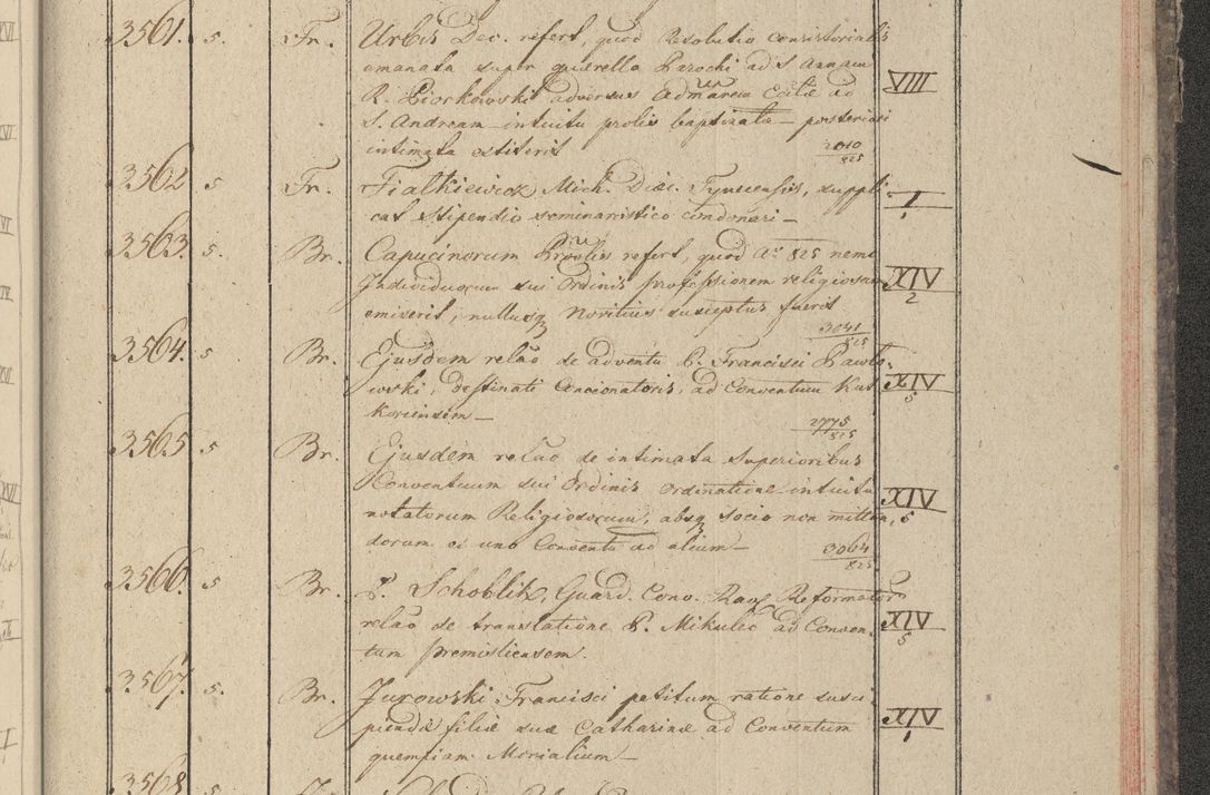 Zdjęcie nr 360 dla obiektu archiwalnego: Protocollon exhibitorum in Ecclesiasticis ex anno 1825
