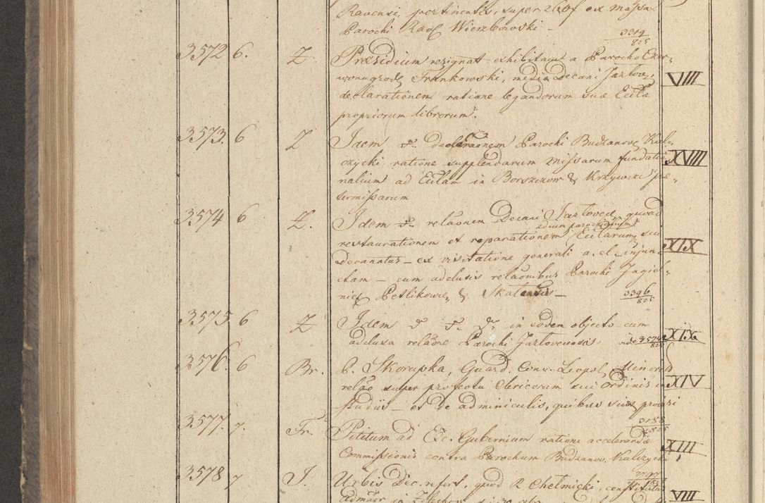 Zdjęcie nr 361 dla obiektu archiwalnego: Protocollon exhibitorum in Ecclesiasticis ex anno 1825