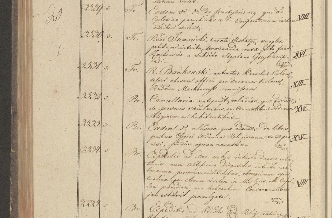 Zdjęcie nr 357 dla obiektu archiwalnego: Protocollon exhibitorum in Ecclesiasticis ex anno 1825