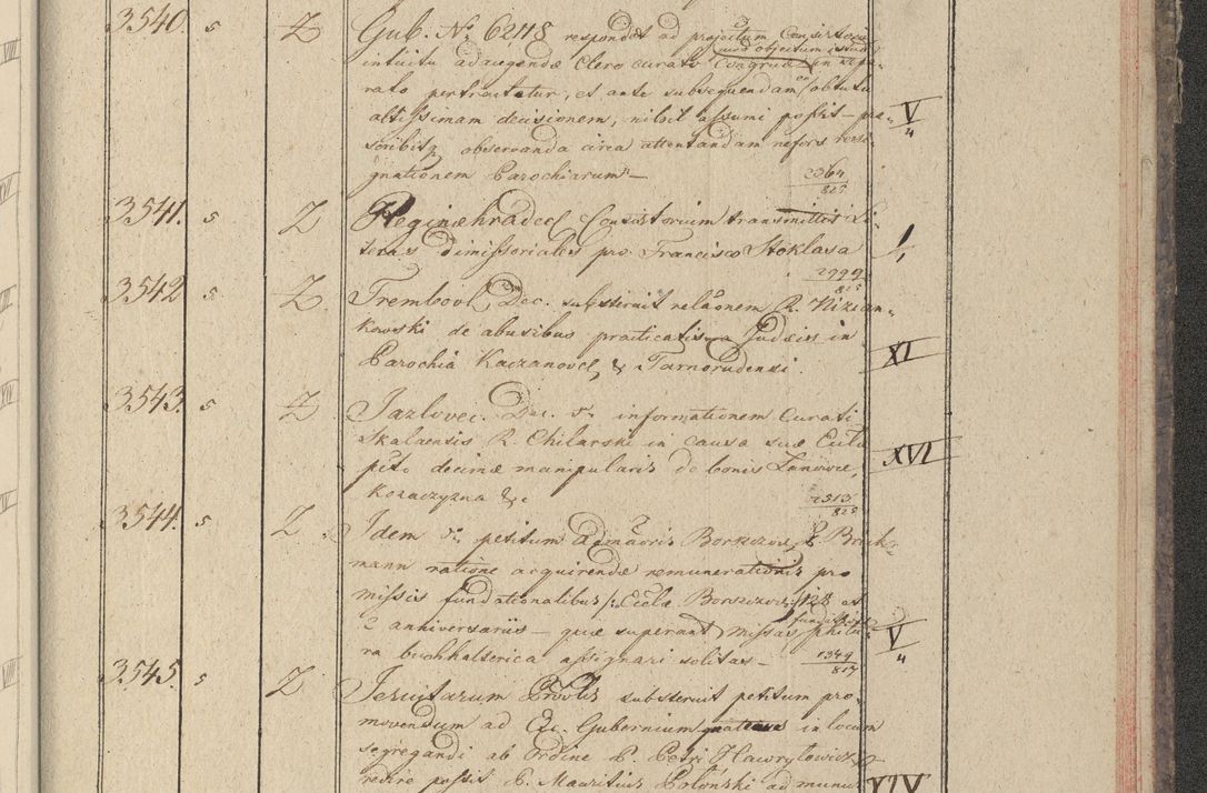 Zdjęcie nr 358 dla obiektu archiwalnego: Protocollon exhibitorum in Ecclesiasticis ex anno 1825