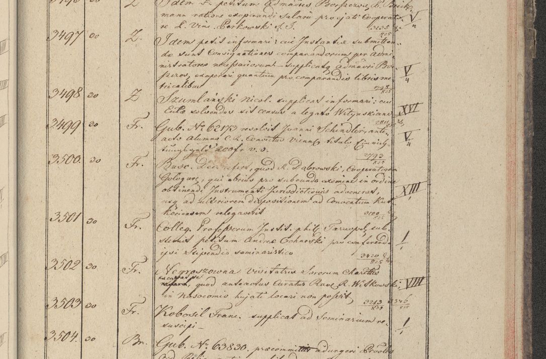 Zdjęcie nr 354 dla obiektu archiwalnego: Protocollon exhibitorum in Ecclesiasticis ex anno 1825