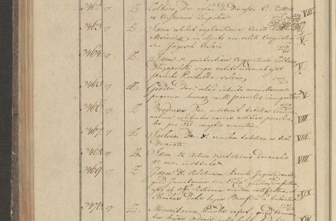 Zdjęcie nr 351 dla obiektu archiwalnego: Protocollon exhibitorum in Ecclesiasticis ex anno 1825