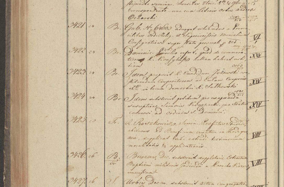Zdjęcie nr 347 dla obiektu archiwalnego: Protocollon exhibitorum in Ecclesiasticis ex anno 1825