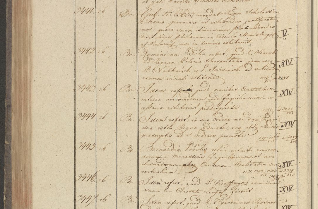 Zdjęcie nr 349 dla obiektu archiwalnego: Protocollon exhibitorum in Ecclesiasticis ex anno 1825