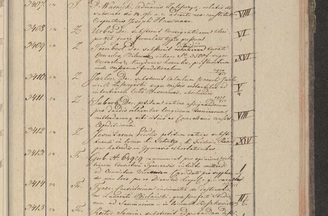 Zdjęcie nr 346 dla obiektu archiwalnego: Protocollon exhibitorum in Ecclesiasticis ex anno 1825