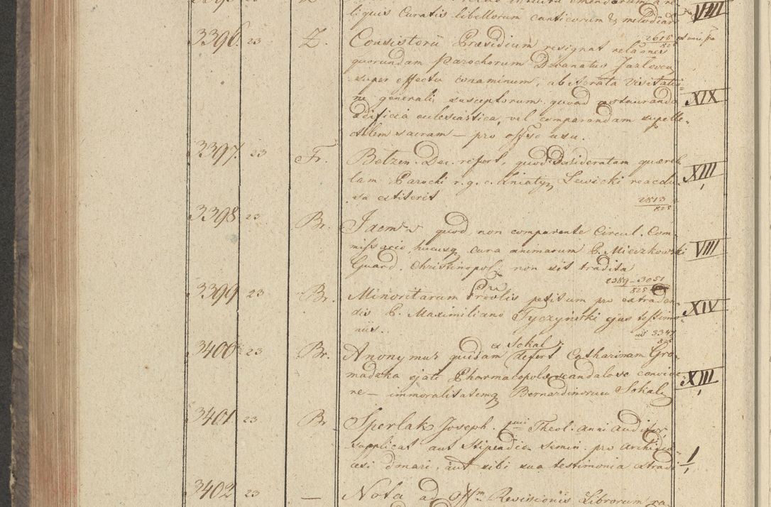 Zdjęcie nr 345 dla obiektu archiwalnego: Protocollon exhibitorum in Ecclesiasticis ex anno 1825