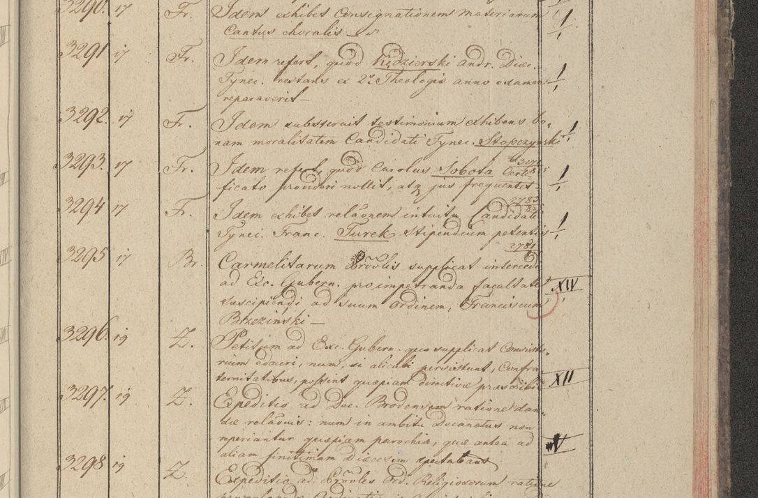 Zdjęcie nr 336 dla obiektu archiwalnego: Protocollon exhibitorum in Ecclesiasticis ex anno 1825