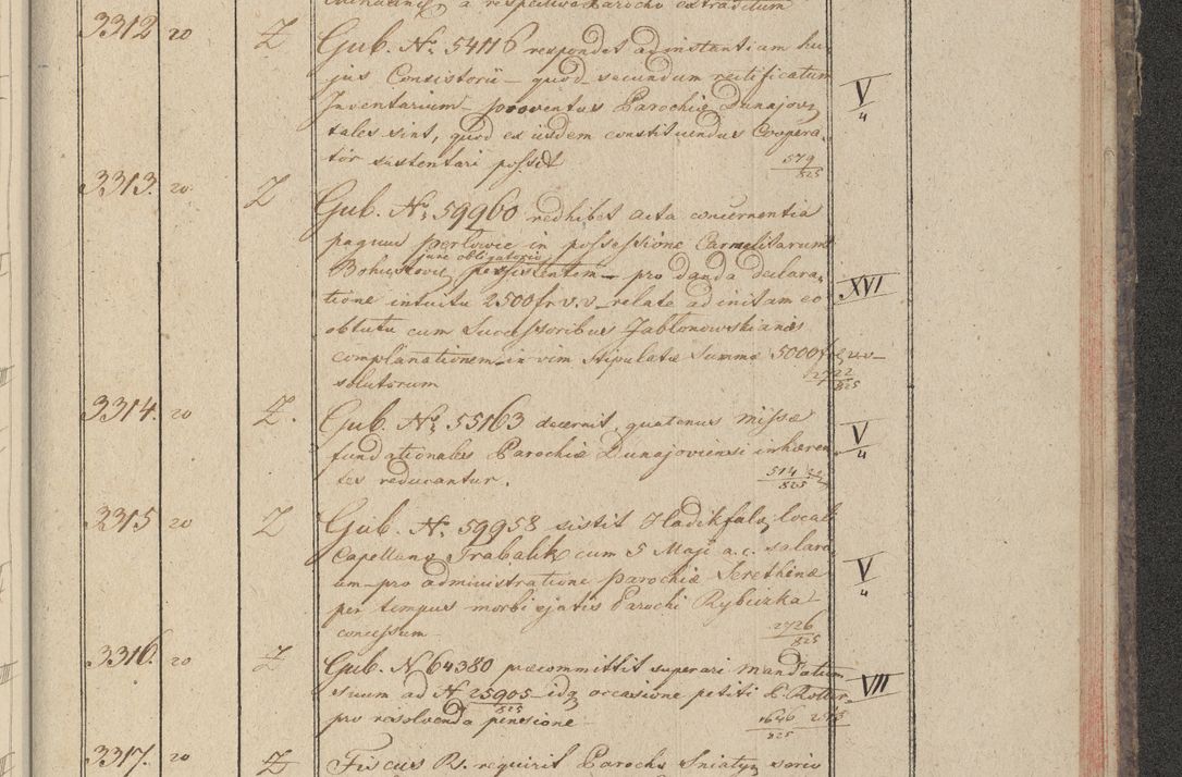 Zdjęcie nr 338 dla obiektu archiwalnego: Protocollon exhibitorum in Ecclesiasticis ex anno 1825